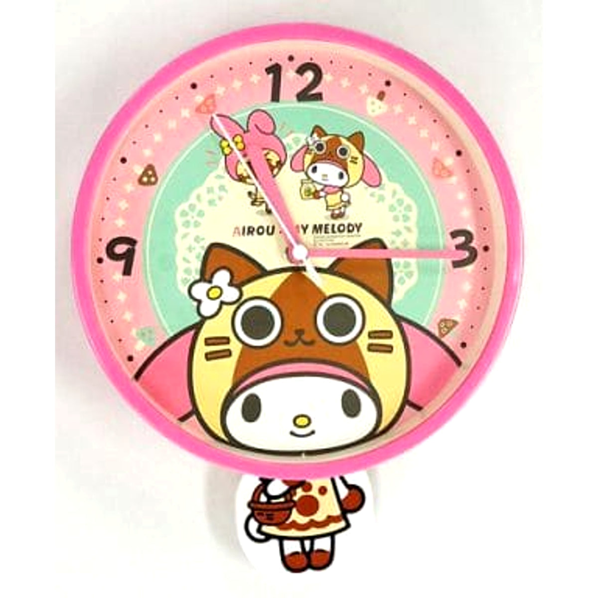 Airou x My Melody My Melody Pendulum Clock Sanrio Lottery 1st Prize [USED]