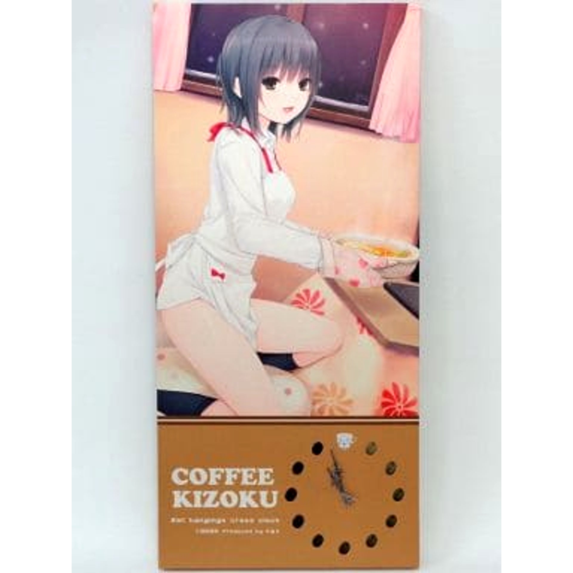 Coffee Kizoku Illustration Wall Hanging Cloth Clock [USED]