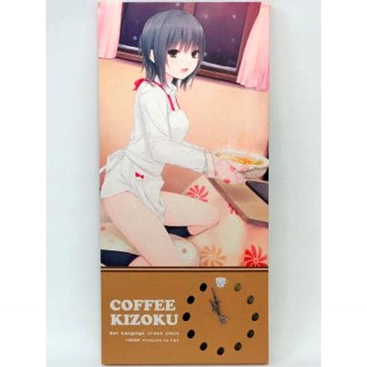 Coffee Kizoku Illustration Wall Hanging Cloth Clock [USED]