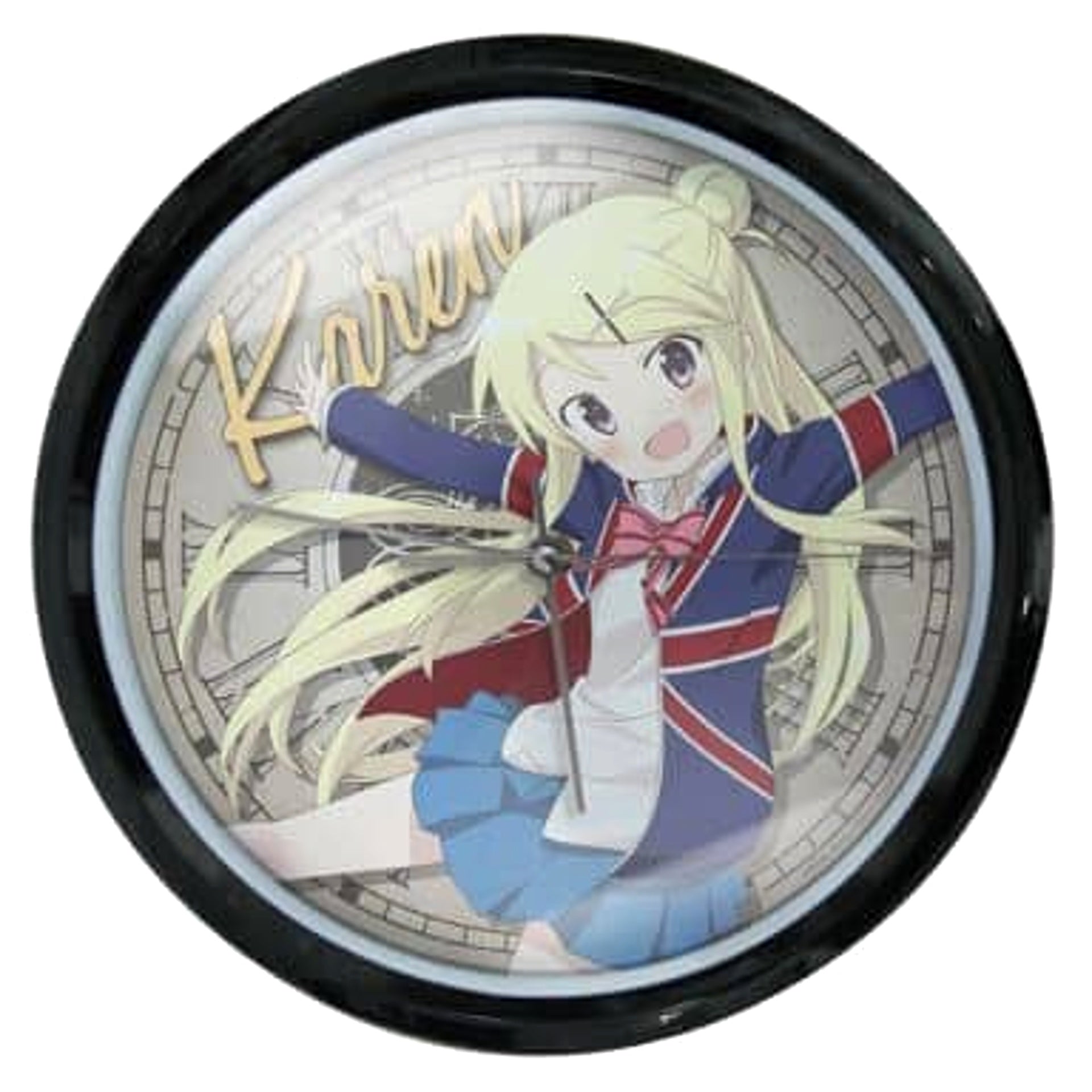 Hello!! Kin-iro Mosaic Karen Kujo Wall Clock [USED]