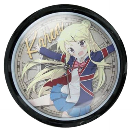 Hello!! Kin-iro Mosaic Karen Kujo Wall Clock [USED]