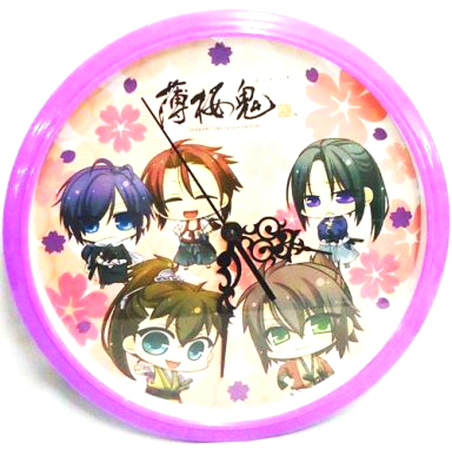 Group Chibi Character Hakuoki Otomate Wall Clock [USED]