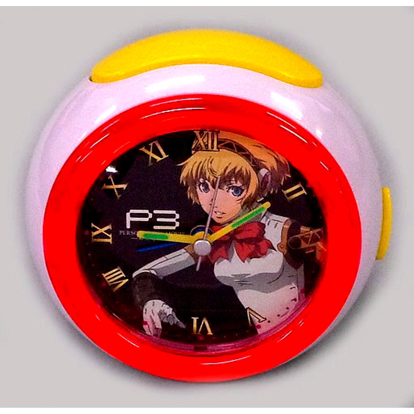 Aigis Ver. Persona 3 The Movie #3 Falling Down Lawson Loppi Limited Voice Alarm Clock Advance Ticket Bonus [USED]