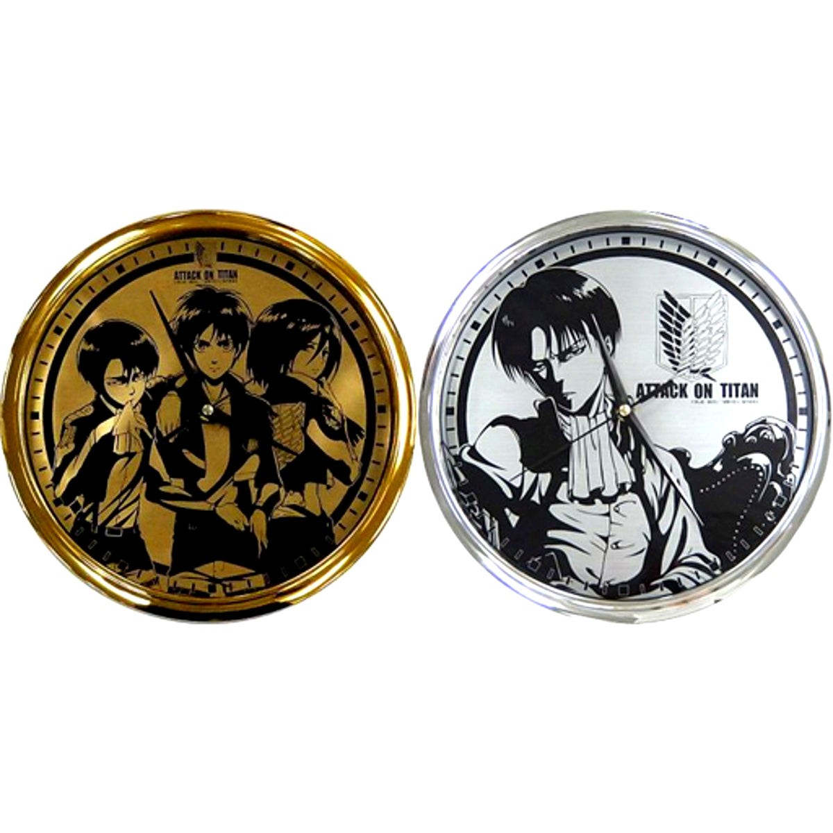 Set of 2 Wall Clock Attack on Titan [USED]