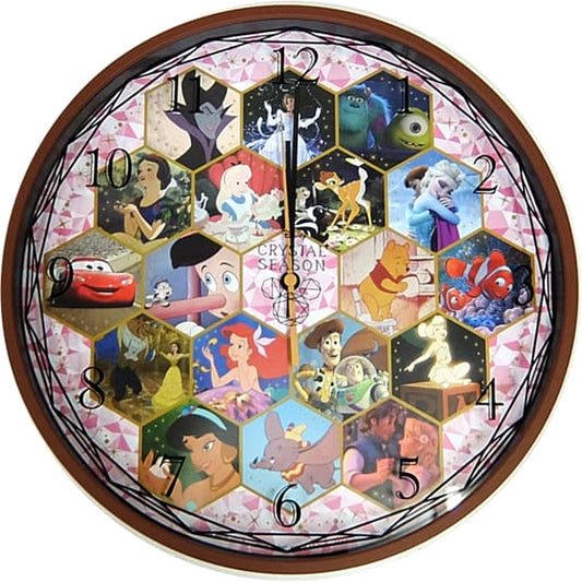 Disney Crystal Season Pink Premium Wall Clock [USED]