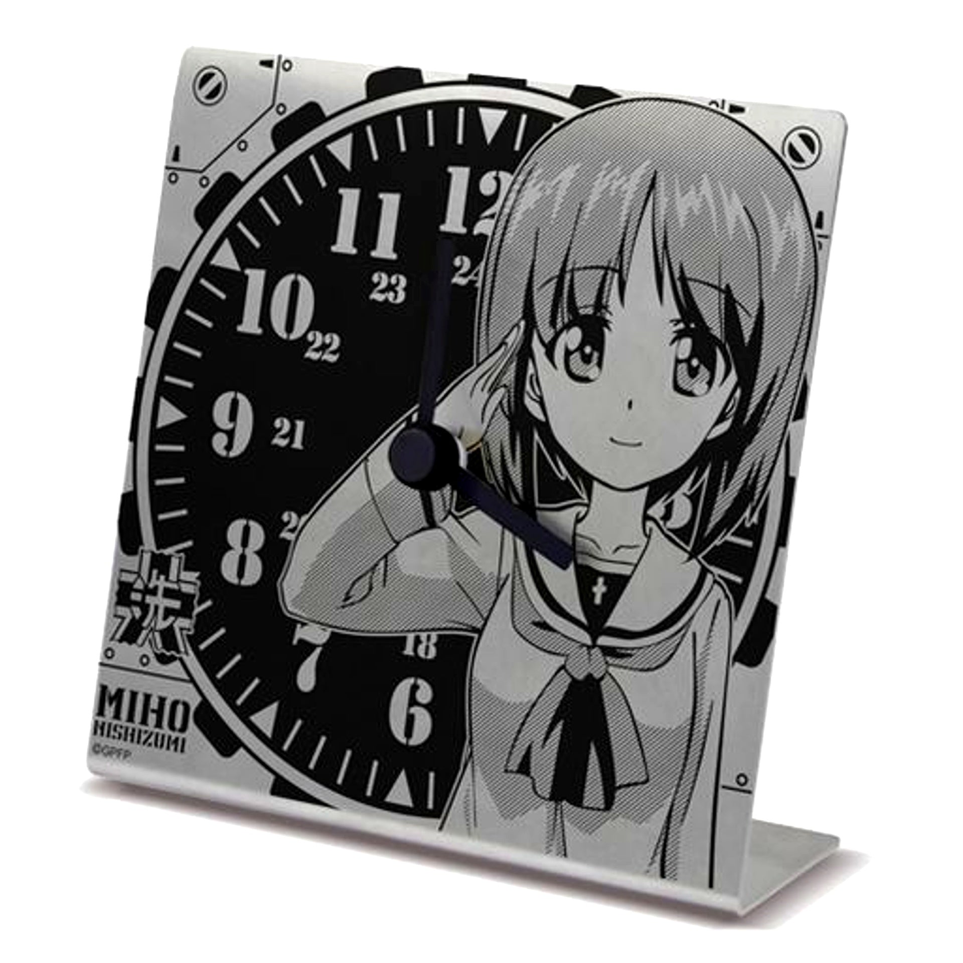 Miho Nishizumi Table Clock Girls und Panzer der Film [USED]