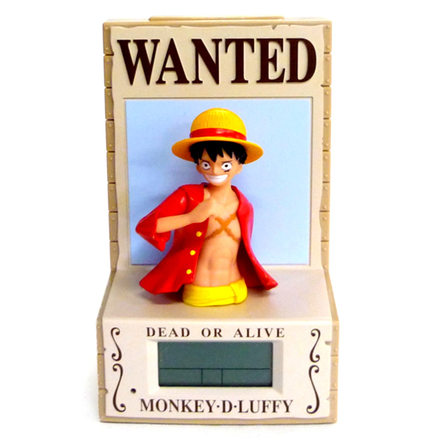 Monkey D. Luffy Wanted Poster Voice Clock New World Ver. One Piece [USED]