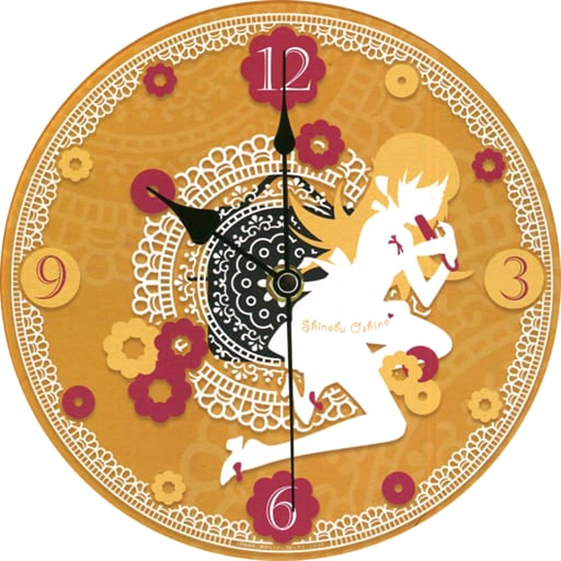 Monogatari Series Clear Wall Clock [USED]