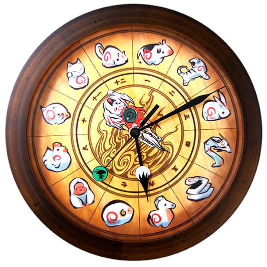 Group Wall Clock Okami e-CAPCOM Limited [USED]