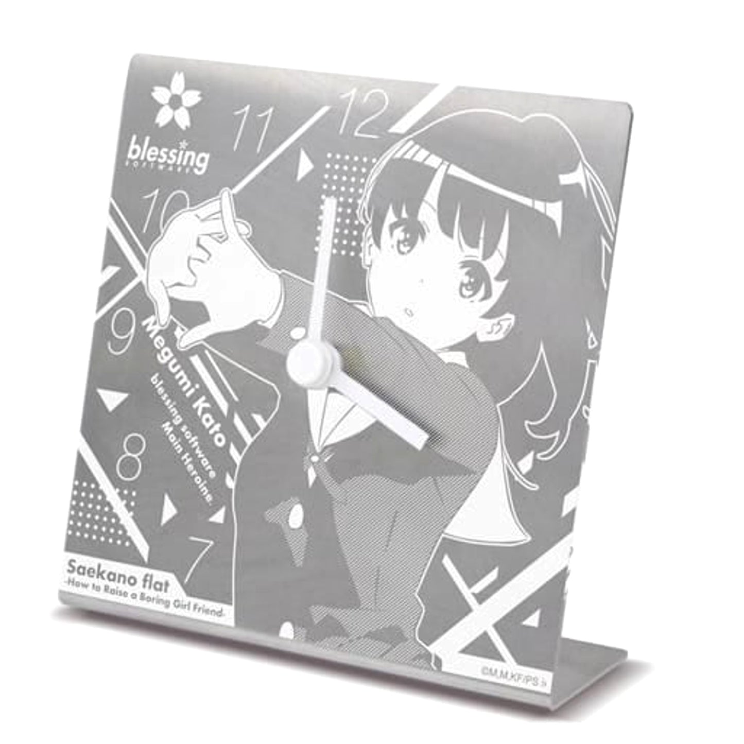 Saekano: How to Raise a Boring Girlfriend Flat Megumi Kato Desk Clock [USED]