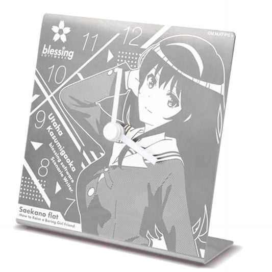 Saekano: How to Raise a Boring Girlfriend Flat Utaha Kasumigaoka Desk Clock [USED]