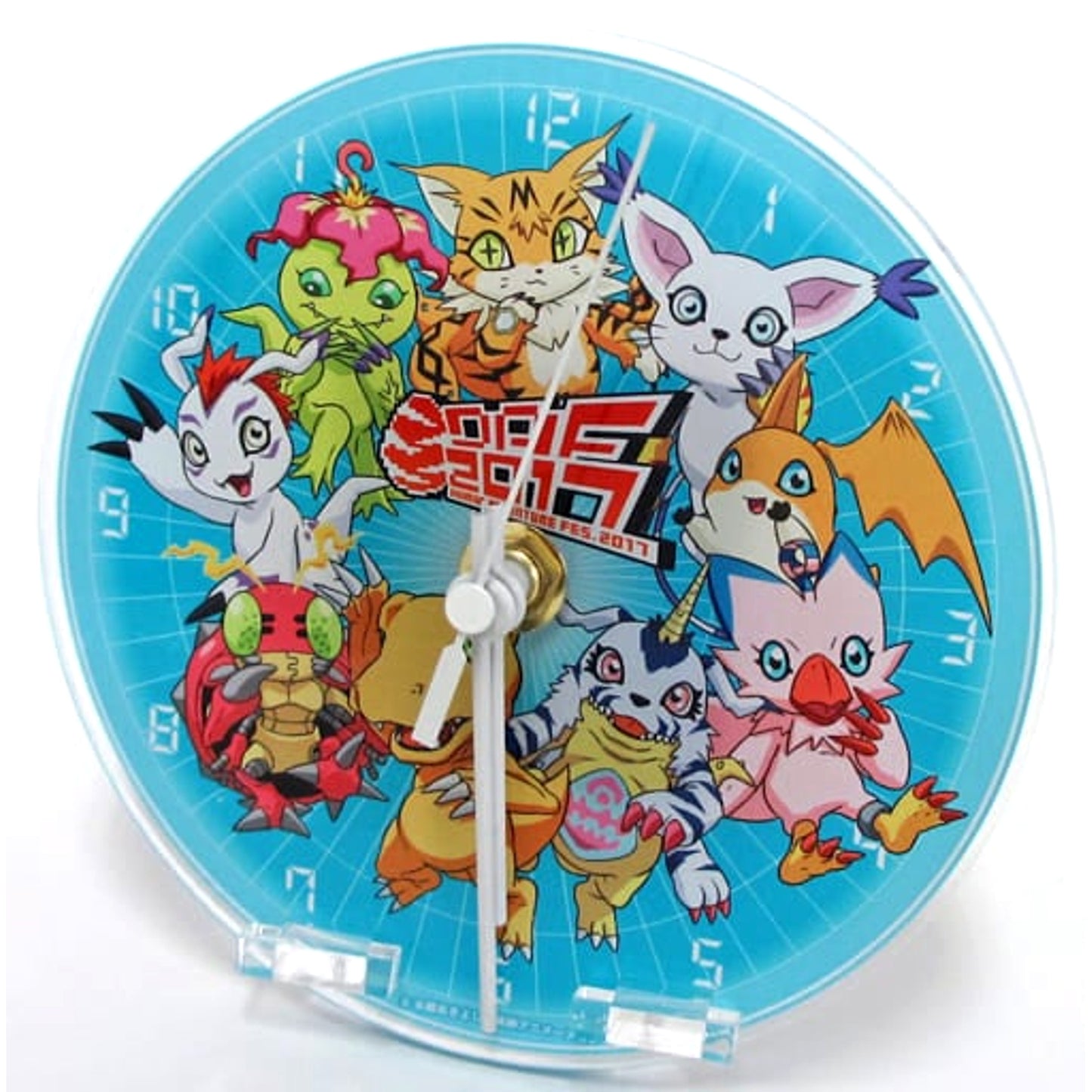 Digimon Adventure tri. Digimon Ver. Acrylic Clock DIGIMON ADVENTURE FES.2017 [USED]