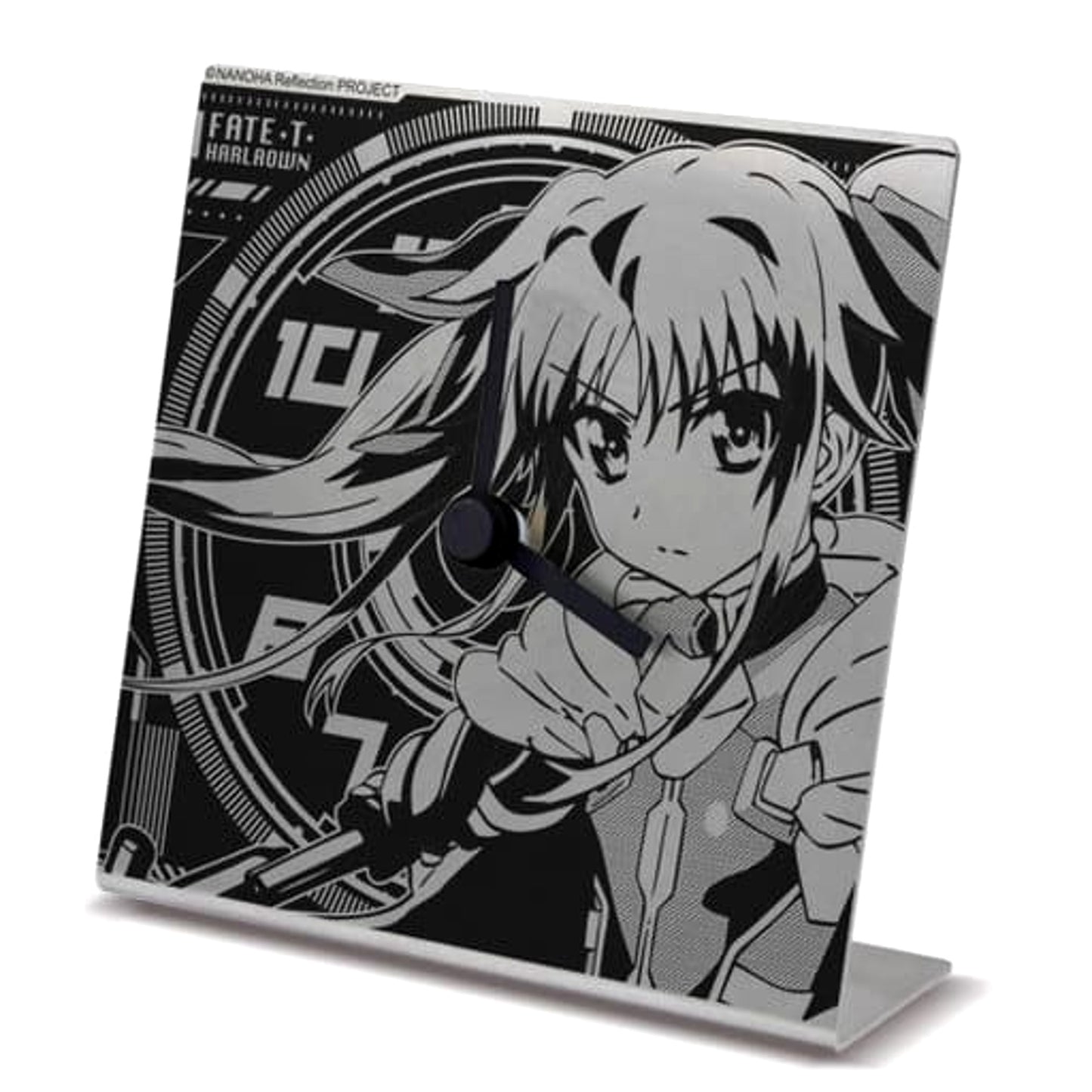 Magical Girl Lyrical Nanoha Reflection Fate T. Harlaown Table Clock [USED]