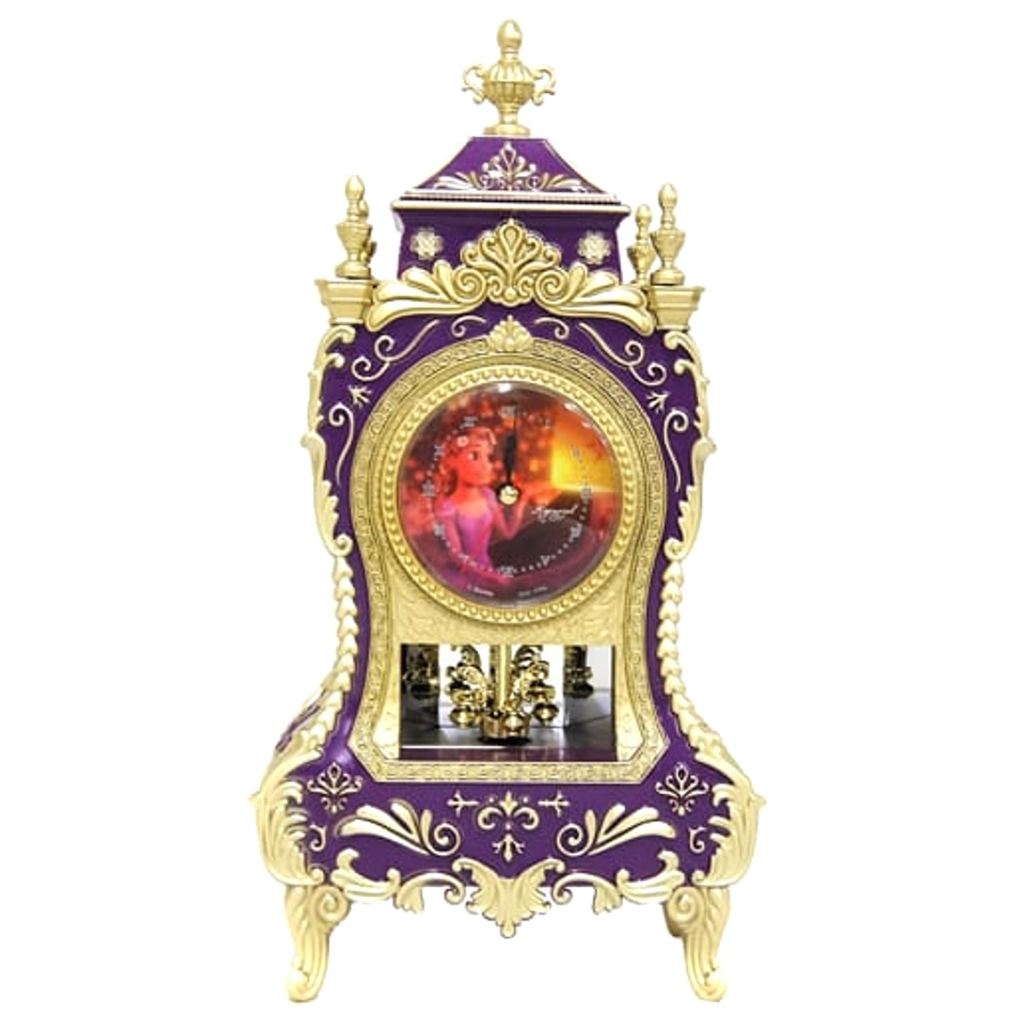 Disney Princess Rapunzel Premium Gorgeous Swing Clock [USED]