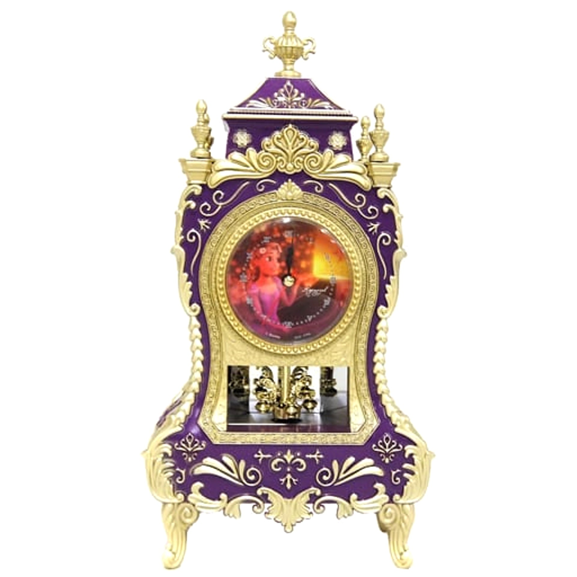 Disney Princess Rapunzel Premium Gorgeous Swing Clock [USED]