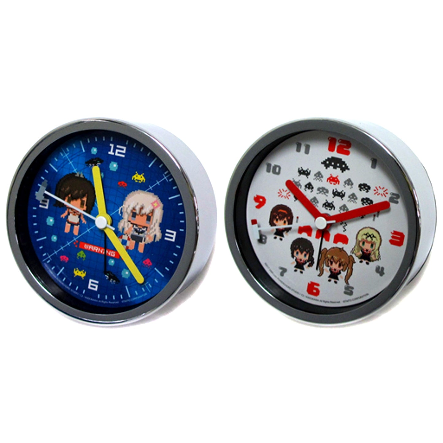 Set of 2 Alarm Clock Kantai Collection KanColle x Space Invaders [USED]