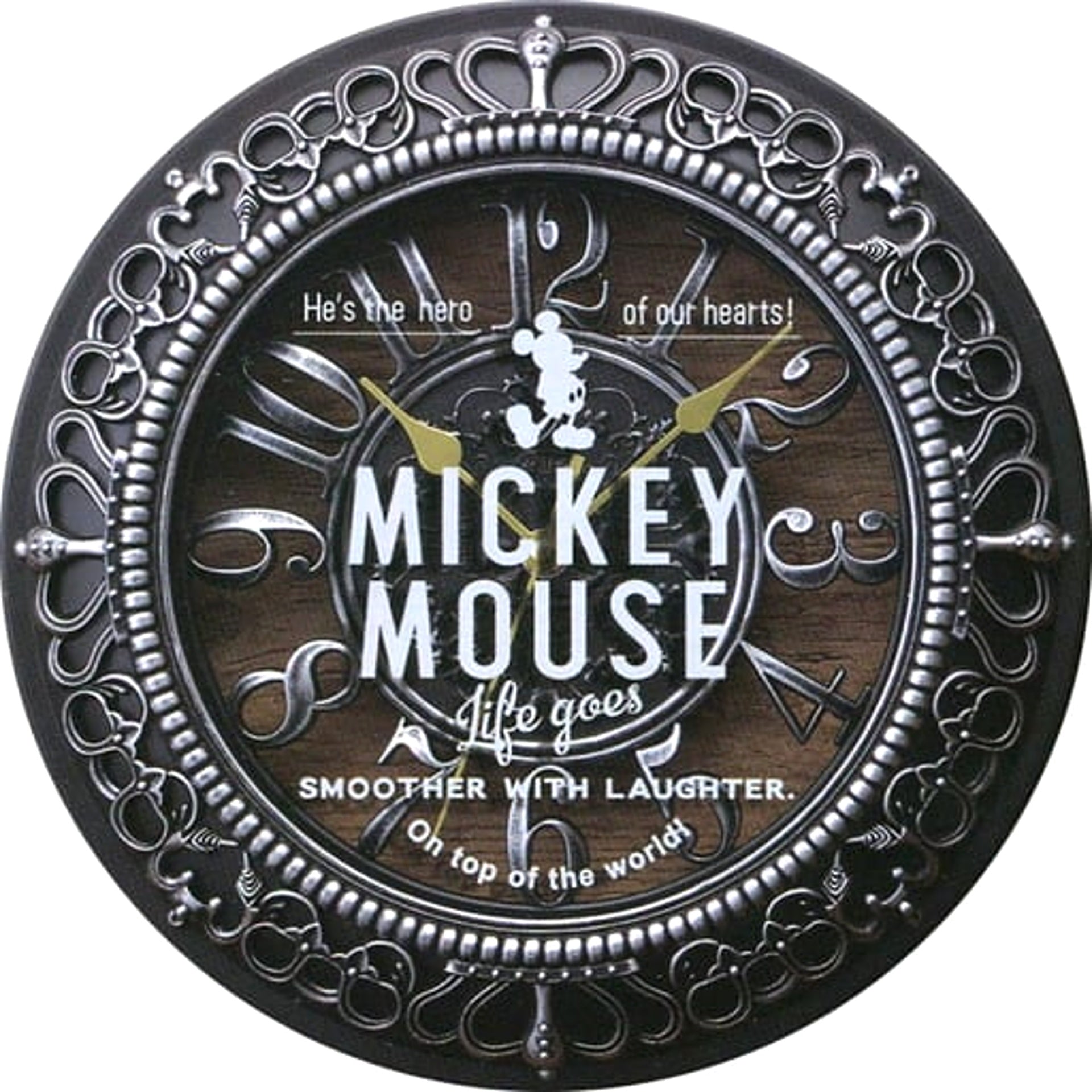 Disney Mickey Mouse Premium Relief Wall Clock [USED]
