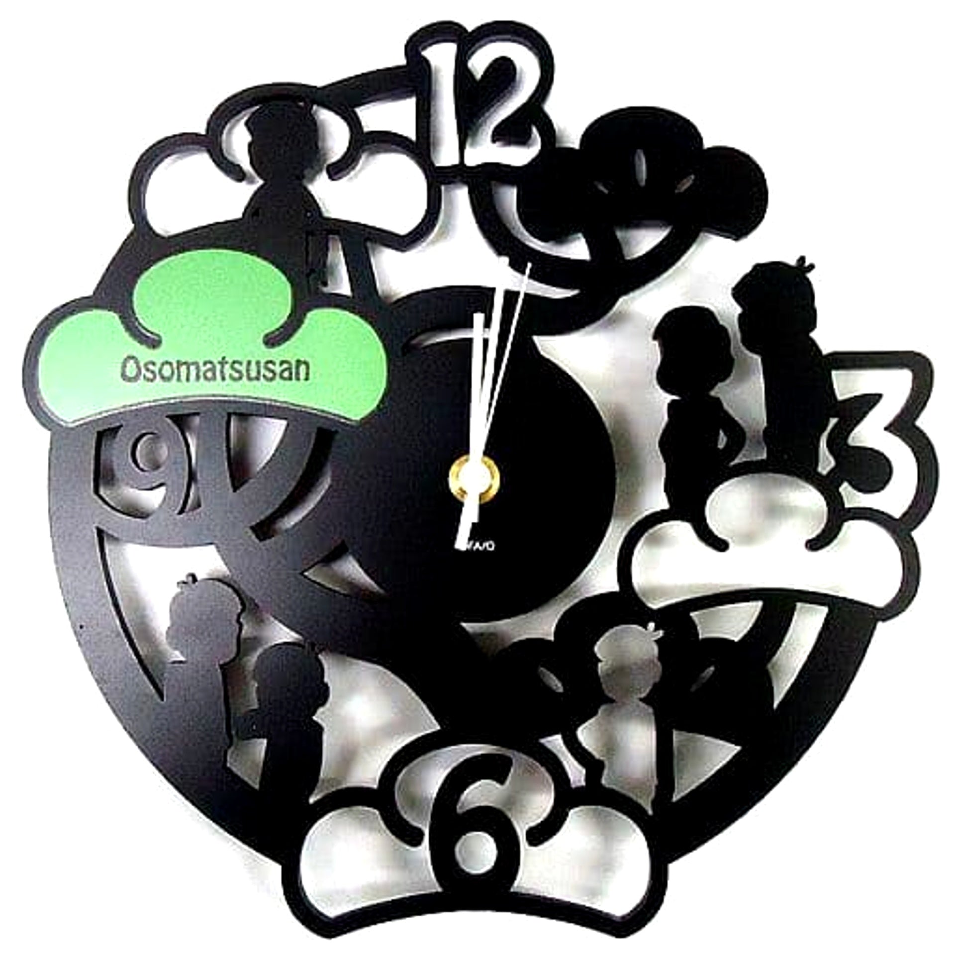 Mr. Osomatsu Sextuplets Modern Wall Clock [USED]