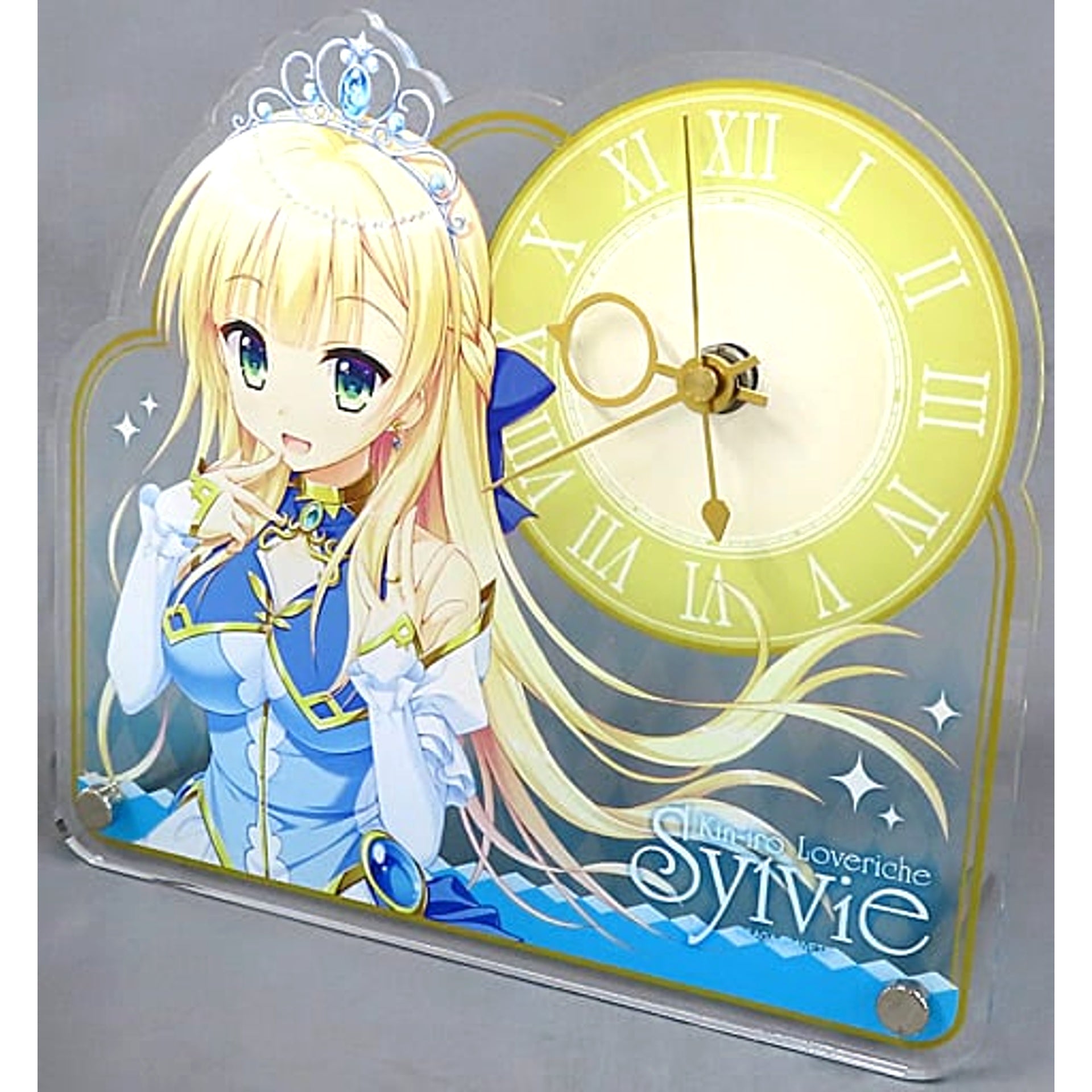 Kin-iro Loveriche Sylvie Acrylic Clock C93 Goods [USED]