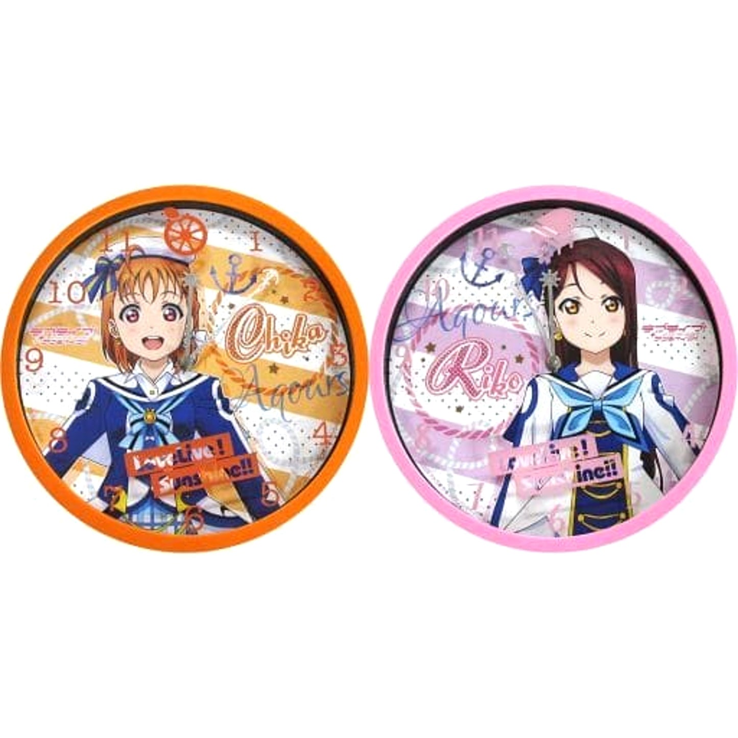 Love Live! Sunshine!! Premium Wall Clock Vol.1 Set of 2 [USED]