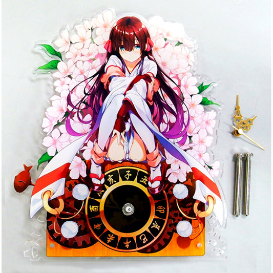 Shino Shigeharu Takenaka Sengoku Koihime Illustration Acrylic Clock [USED]