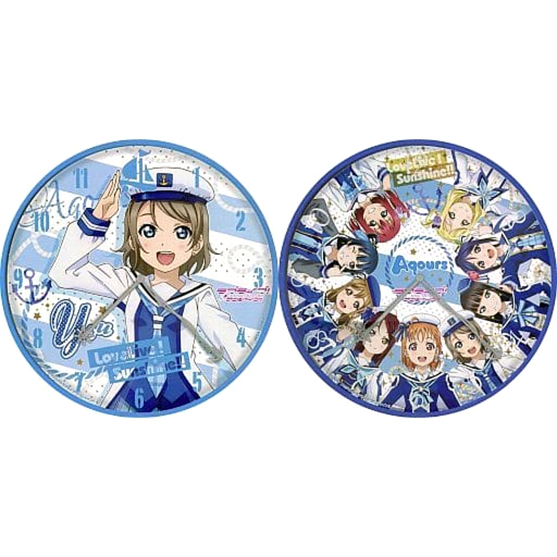 Love Live! Sunshine!! Premium Wall Clock Vol.2 Complete Set of 2 [USED]