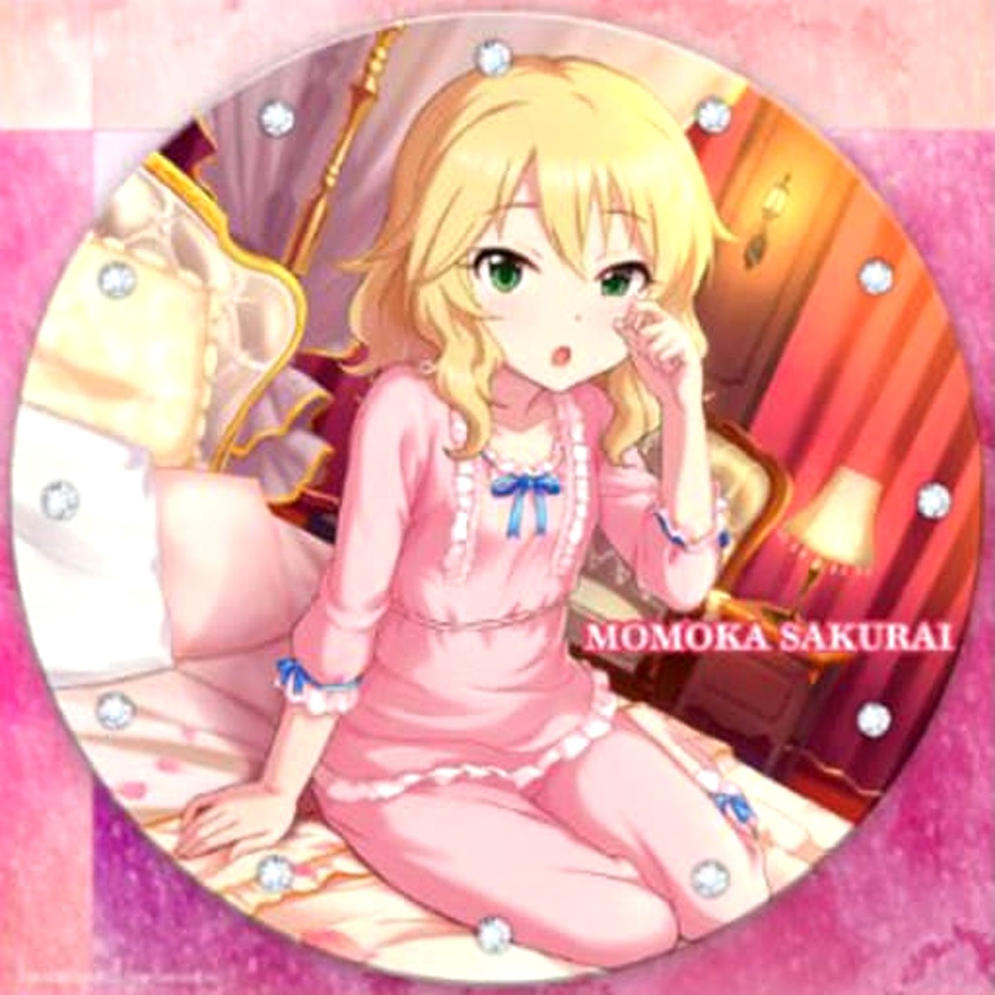 The Idolmaster Cinderella Girls Momoka Sakurai Acrylic Wall Clock [USED]