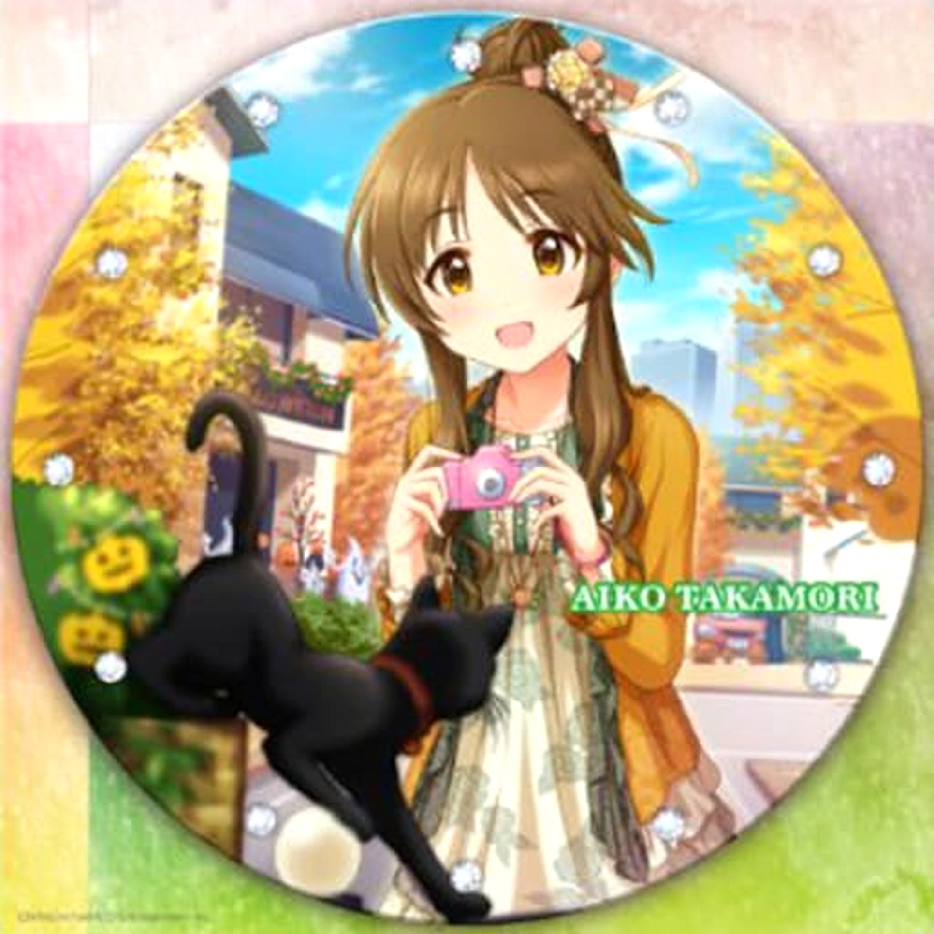 The Idolmaster Cinderella Girls Aiko Takamori Acrylic Wall Clock [USED]