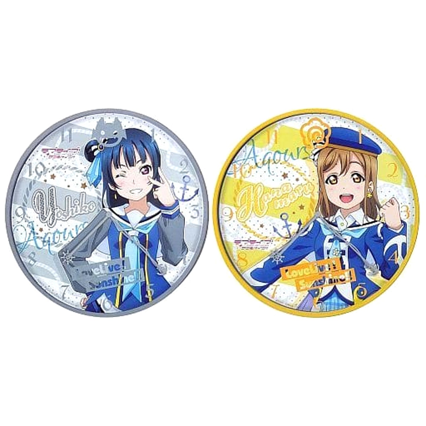 Love Live! Sunshine!! Premium Wall Clock Vol.3 Complete Set of 2 [USED]