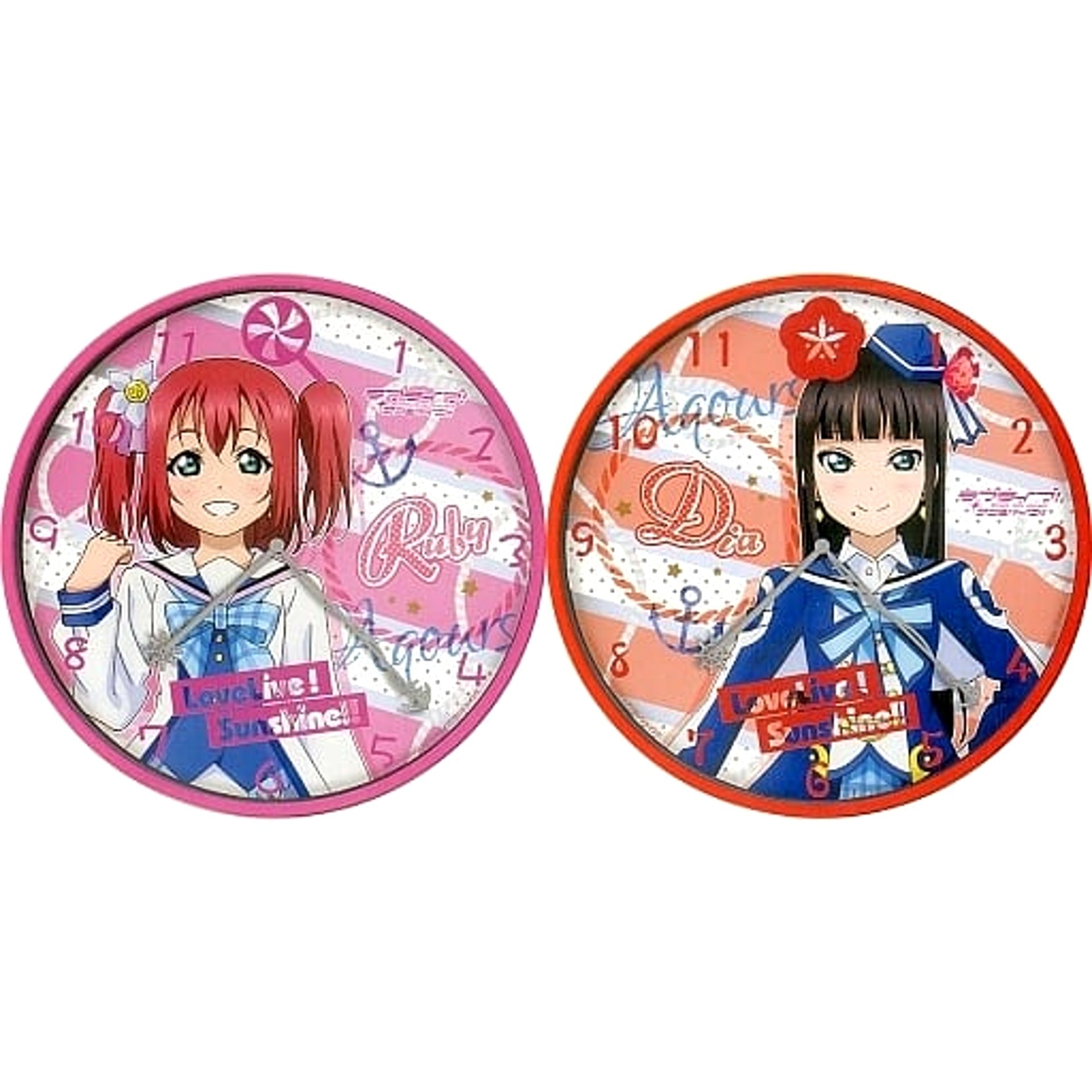 Love Live! Sunshine!! Premium Wall Clock Vol.4 Complete Set of 2 [USED]