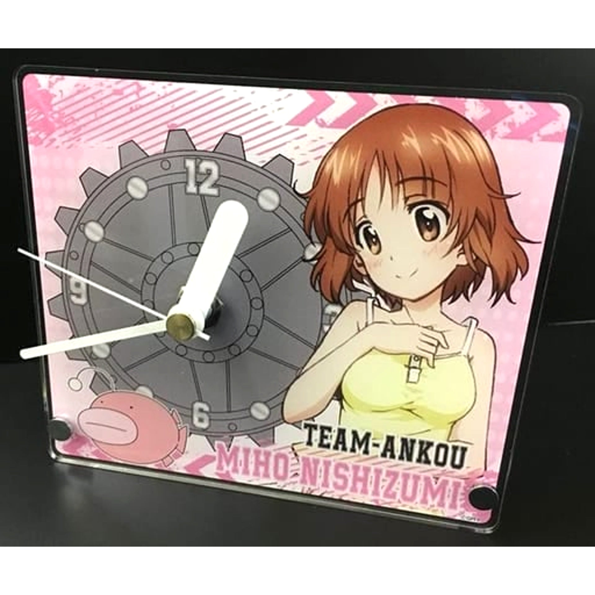 Girls und Panzer das Finale Miho Nishizumi Acrylic Table Clock [USED]