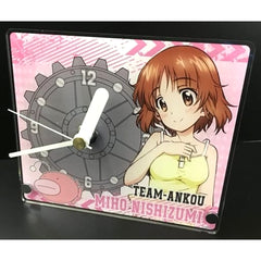 Girls und Panzer das Finale Miho Nishizumi Acrylic Table Clock [USED]