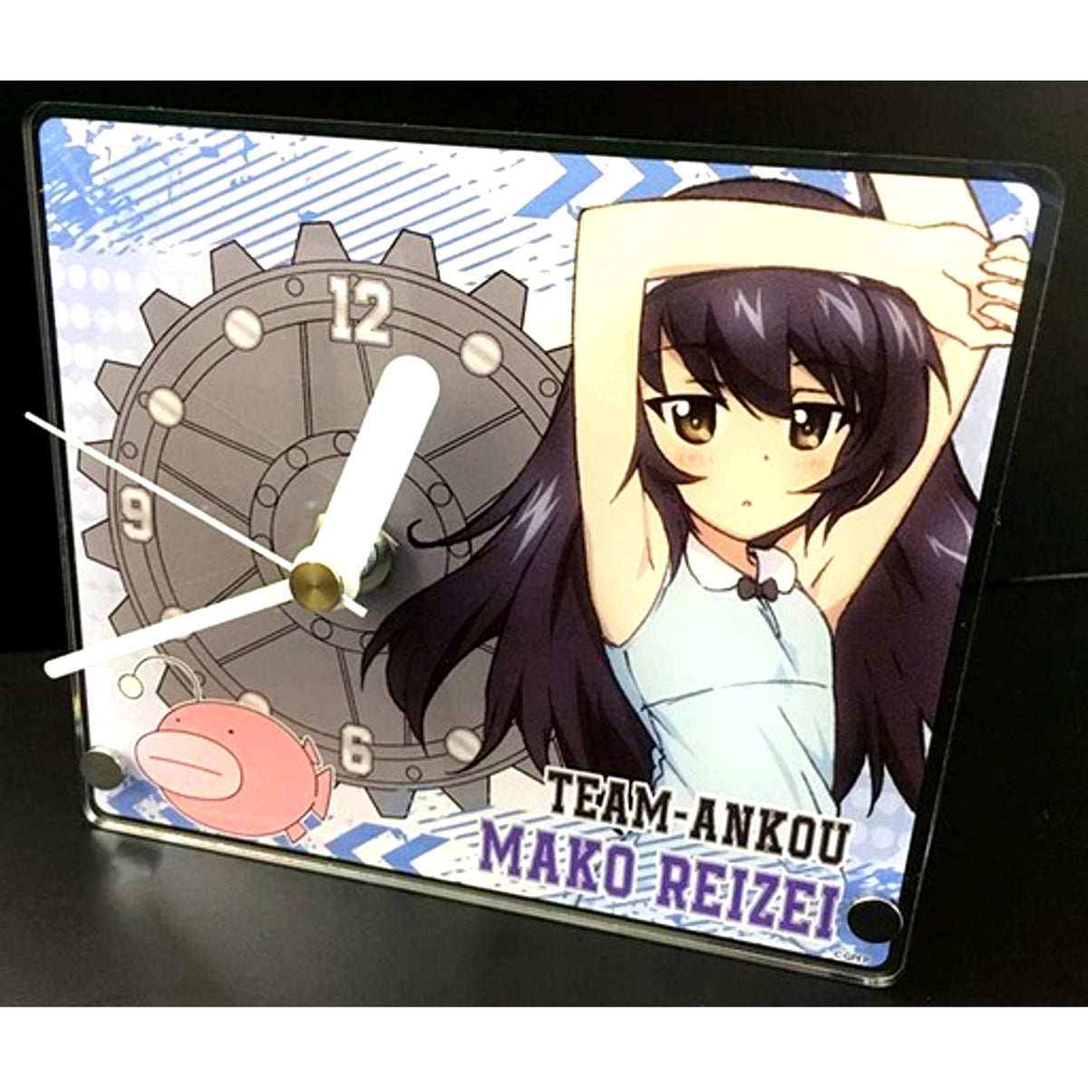 Mako Reizei Girls & Panzer das Finale Acrylic Table Clock [USED]