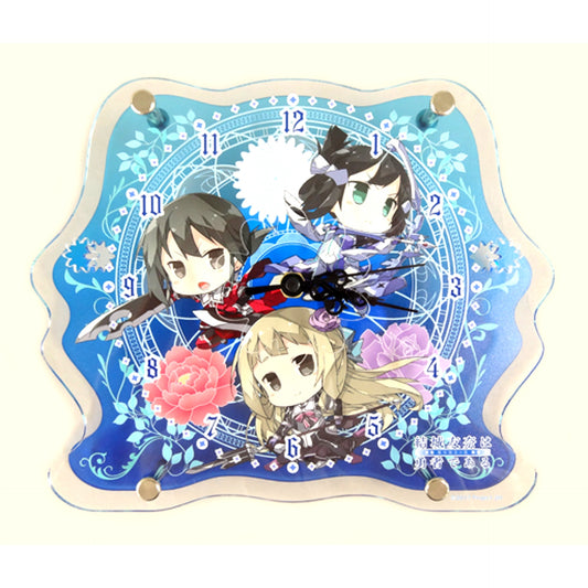 Sumi & Sonoko & Gin Newly Drawn Acrylic Clock Yuki Yuna is a Hero -Washio Sumi Chapter- C94 Goods [USED]