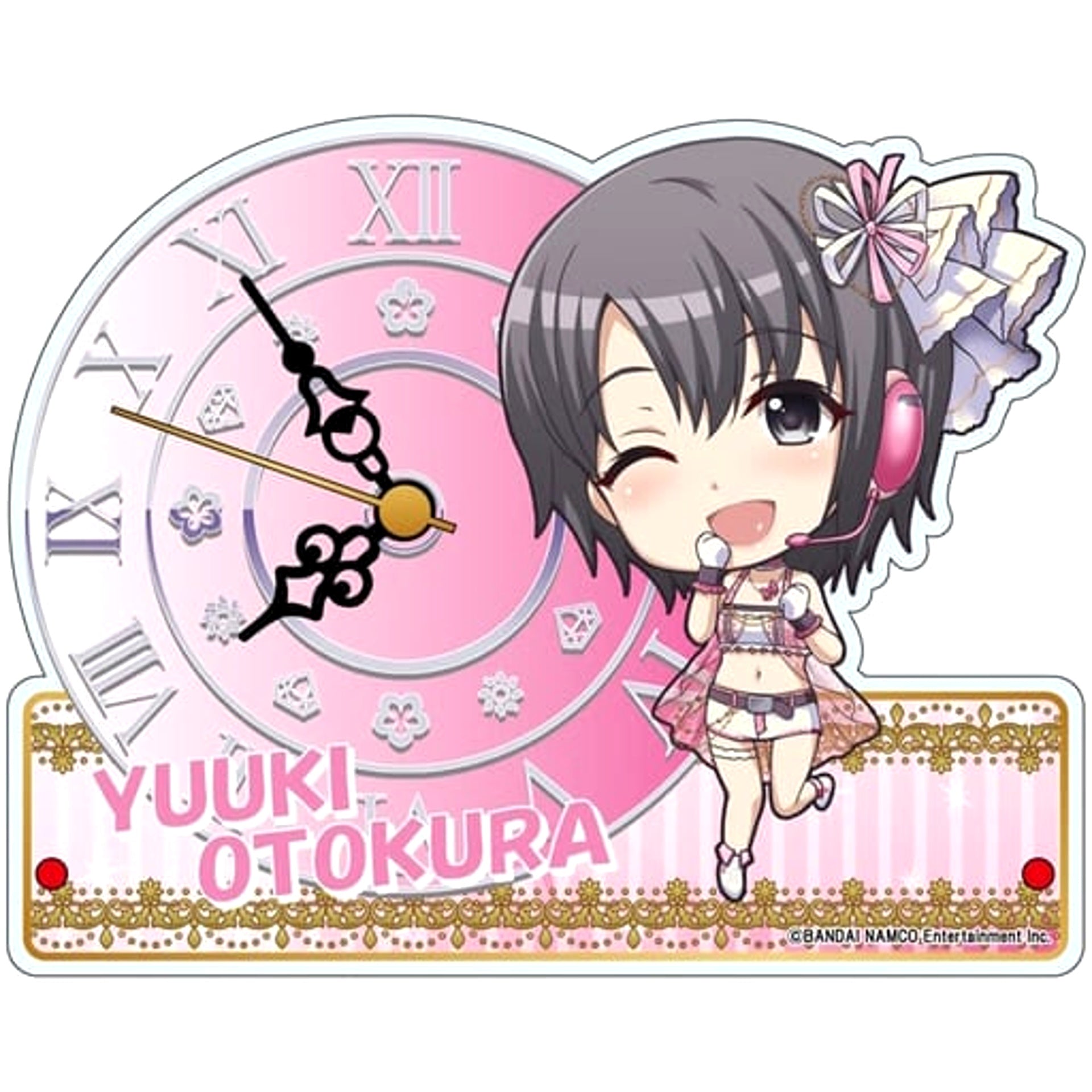 The Idolm@ster Cinderella Girls Yuki Otokura Acrylic Desk Clock [USED]