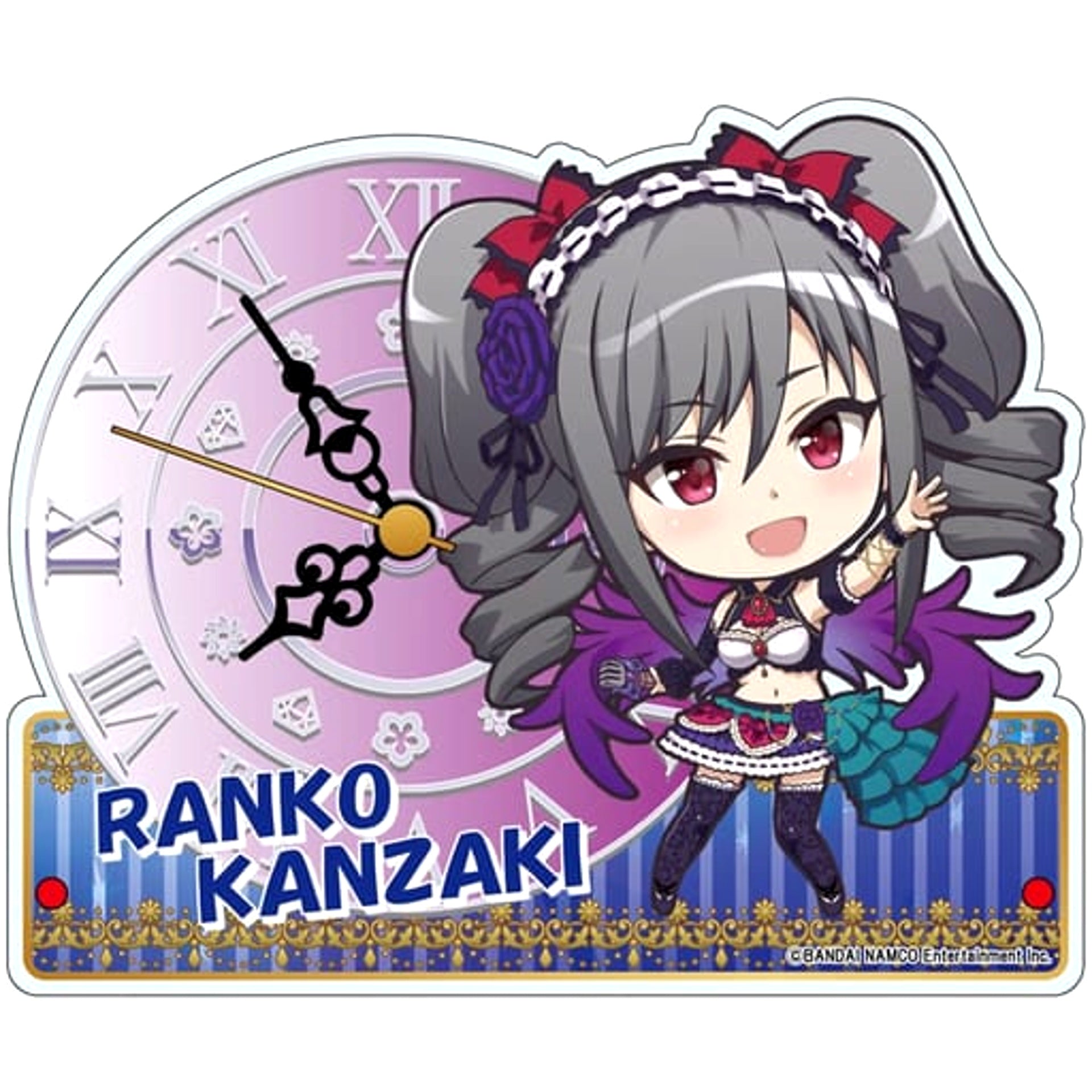 The Idolmaster Cinderella Girls Ranko Kanzaki Acrylic Desk Clock [USED]