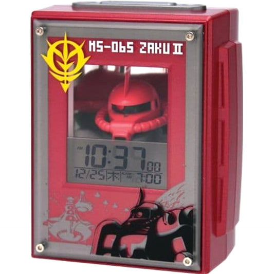 Mobile Suit Gundam MS-06S Zaku II Red Metallic Alarm Clock [USED]