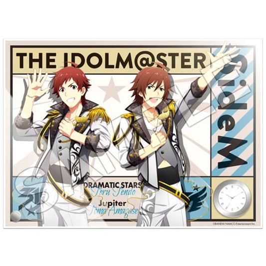 The Idolm@ster SideM Teru Tendo and Toma Amagase Acrylic Art with Clock [USED]