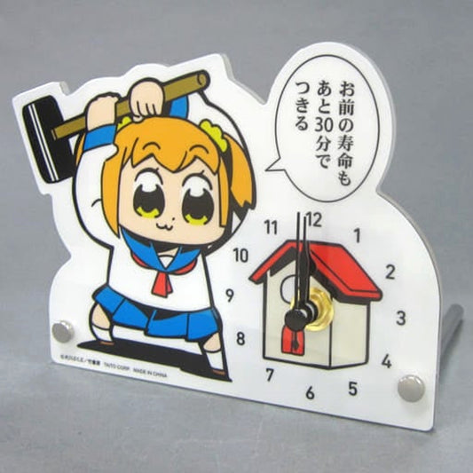 Pop Team Epic Popuko Clock Destruction Acrylic Clock [USED]