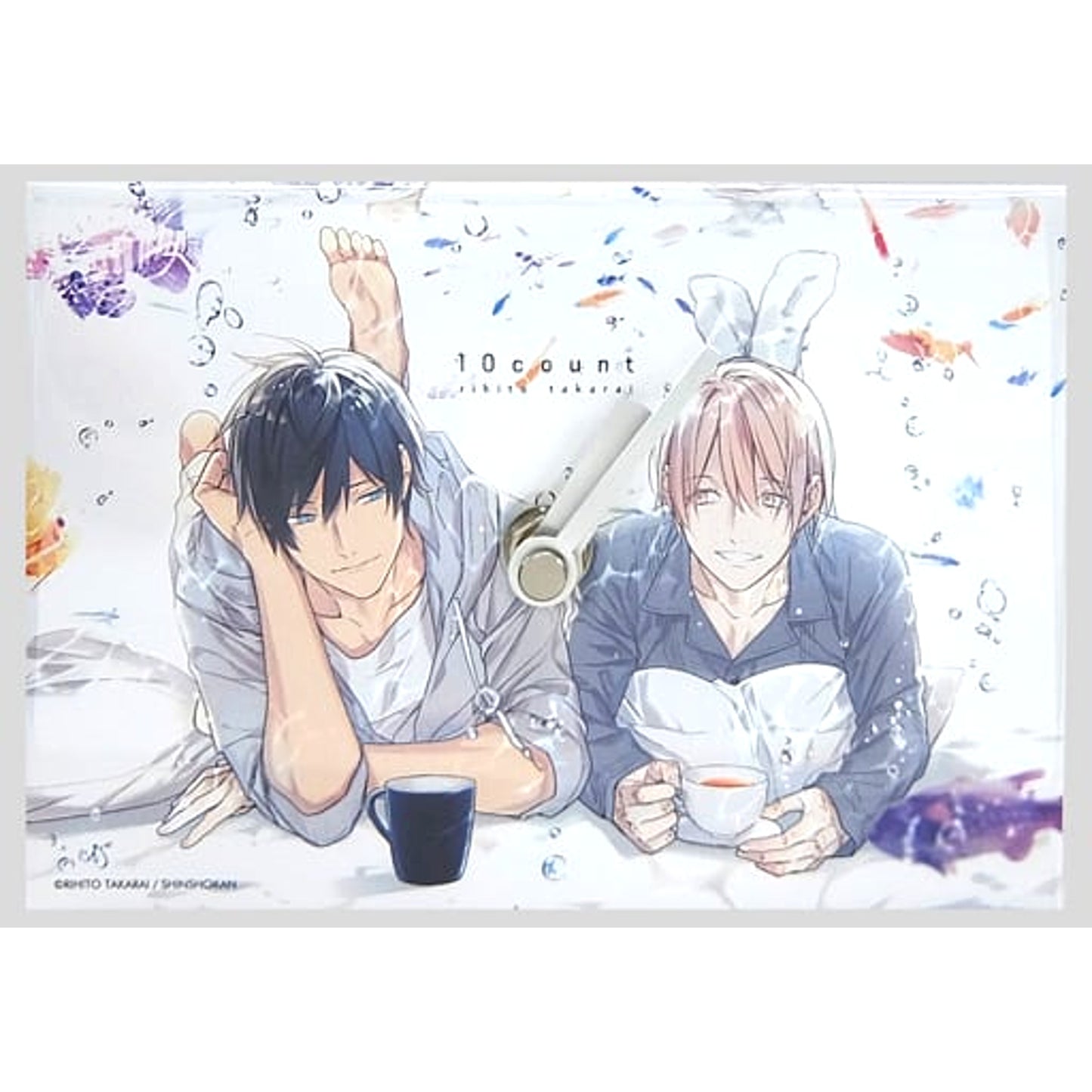Ten Count Riku Kurose & Tadaomi Shirotani Desk Clock [USED]