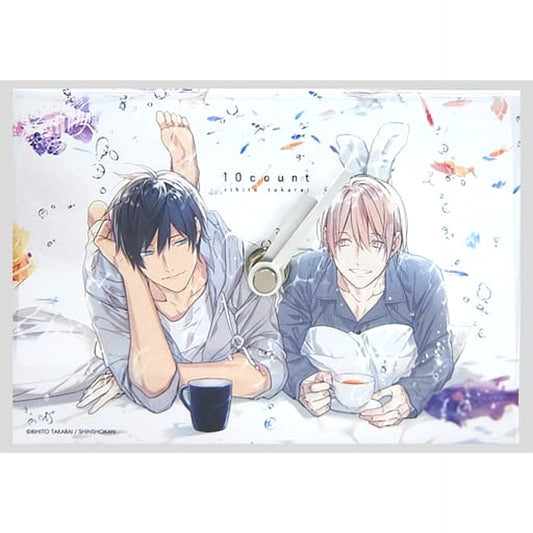 Ten Count Riku Kurose & Tadaomi Shirotani Desk Clock [USED]