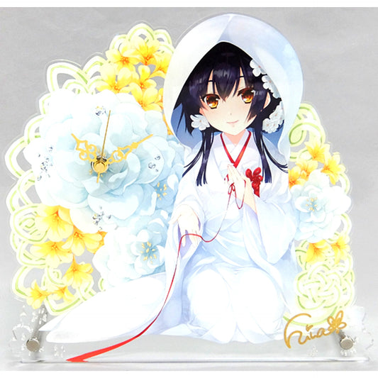 Kuon Nobunaga Oda Sengoku Koihime X Illustration Acrylic Clock [USED]