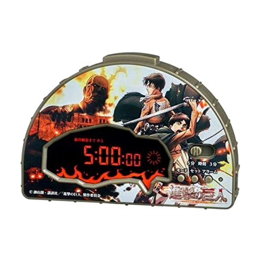 Attack on Titan Eren & Levi Alarm Mission Timer Survey Corps Bonus from Special Fan Book [USED]
