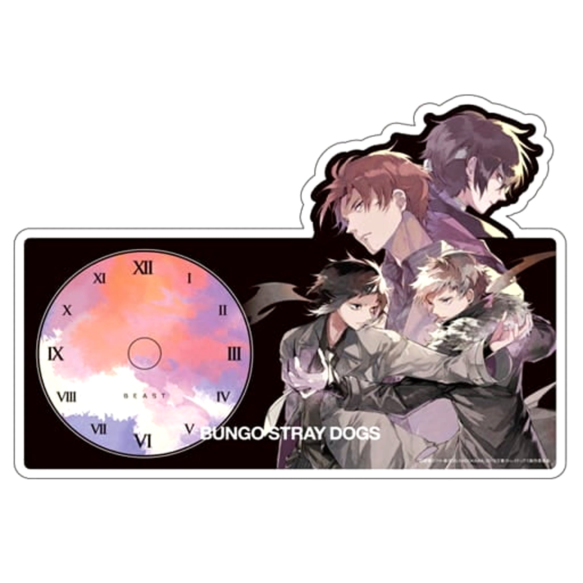 Bungo Stray Dogs BEAST Harukawa 35 Illustration Acrylic Desk Clock [USED]