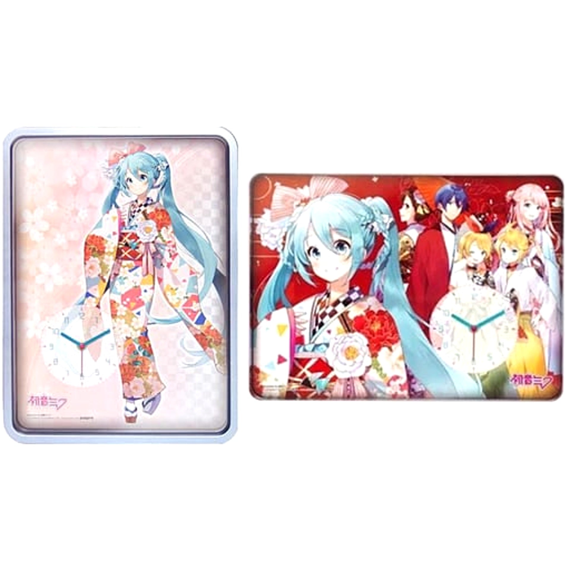 Vocaloid Complete Set of 2 Art Clocks [USED]