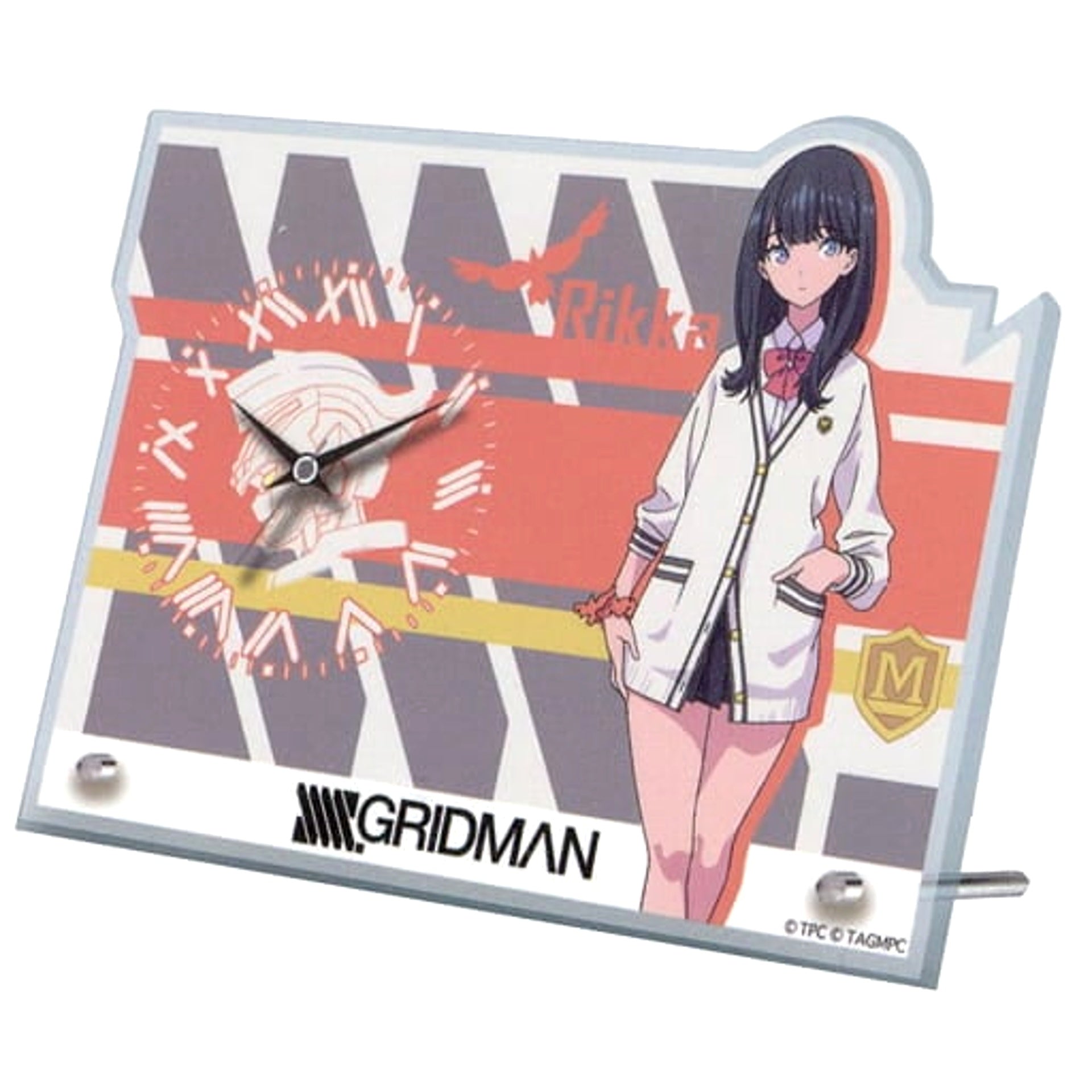 SSSS.GRIDMAN Rikka Takarada Die-cut Acrylic Clock [USED]