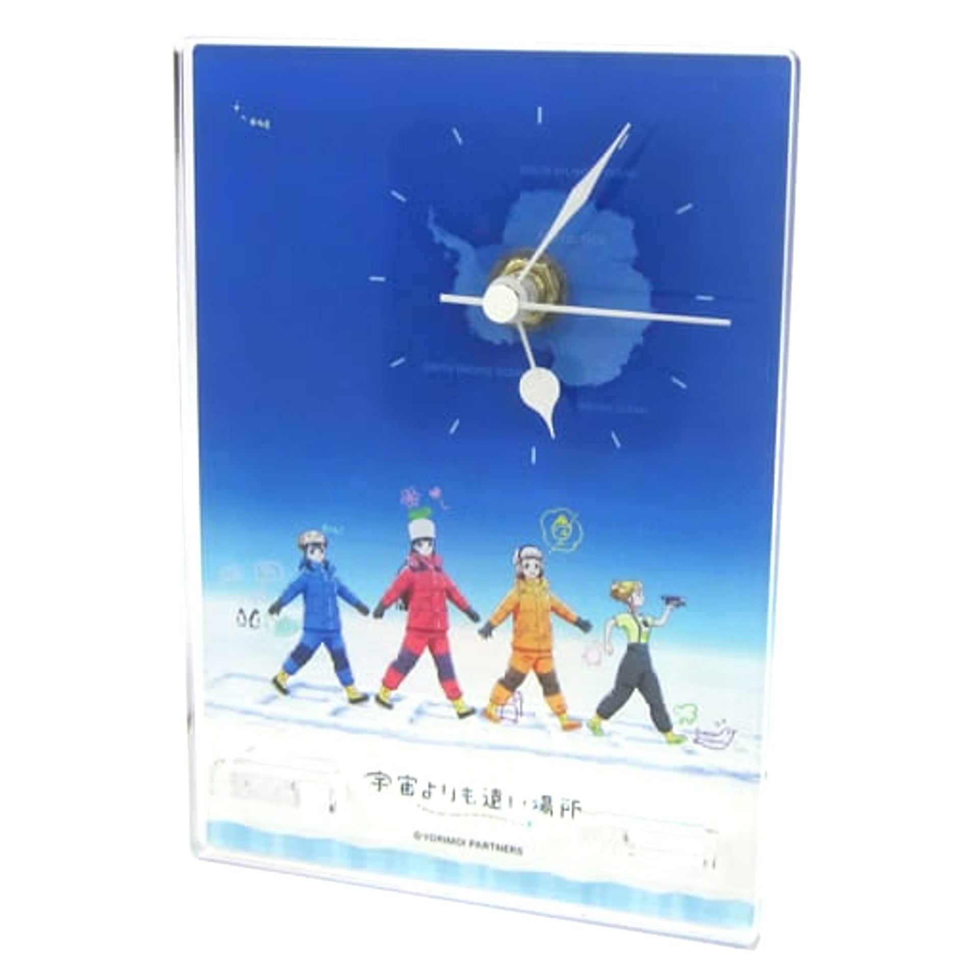 A Place Further Than the Universe Group Illustration Acrylic Clock A [USED]