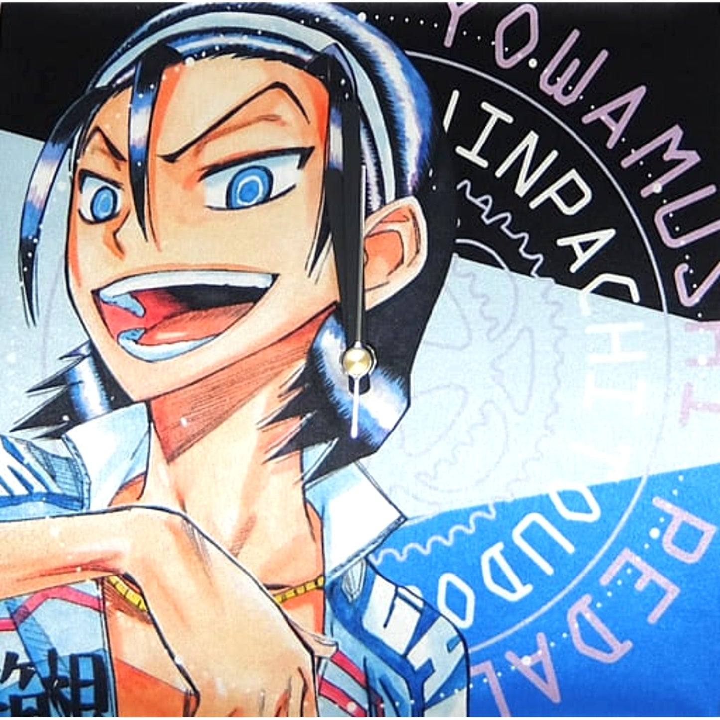 Yowamushi Pedal Jinpachi Toudou Fabric Wall Clock [USED]
