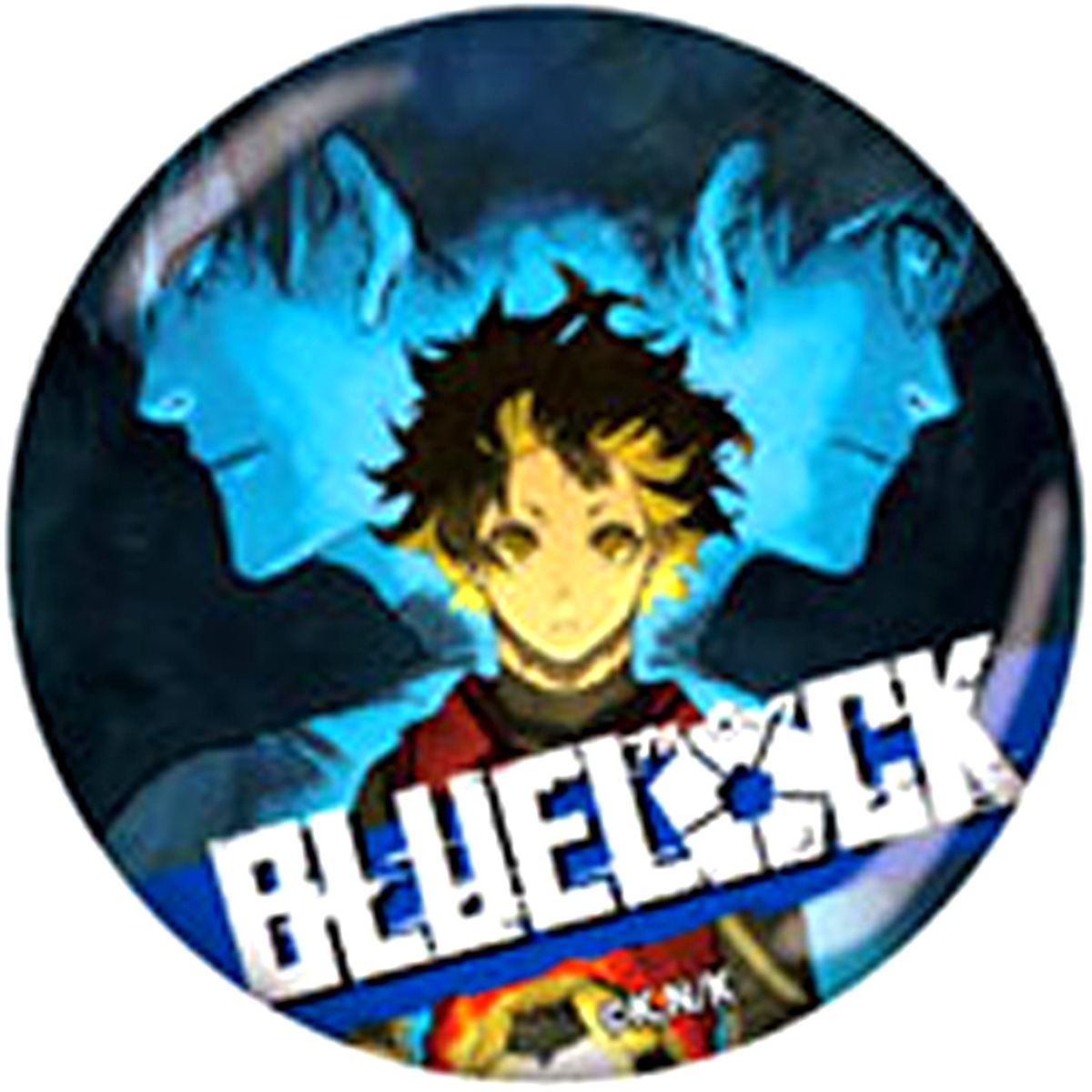 Yoichi Isagi, Meguru Bachira & Itoshi Blue Lock Trading Button [USED]