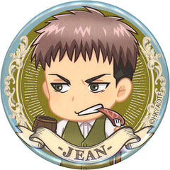 Attack on Titan Jean Kirstein Can Badge Tree Village Pop-Up Shop & Collaboration Cafe Limited Buttons [USED]